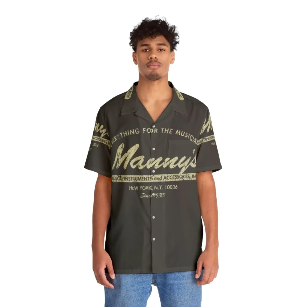 1930s Manny's Music 1935 Hawaiian Shirt