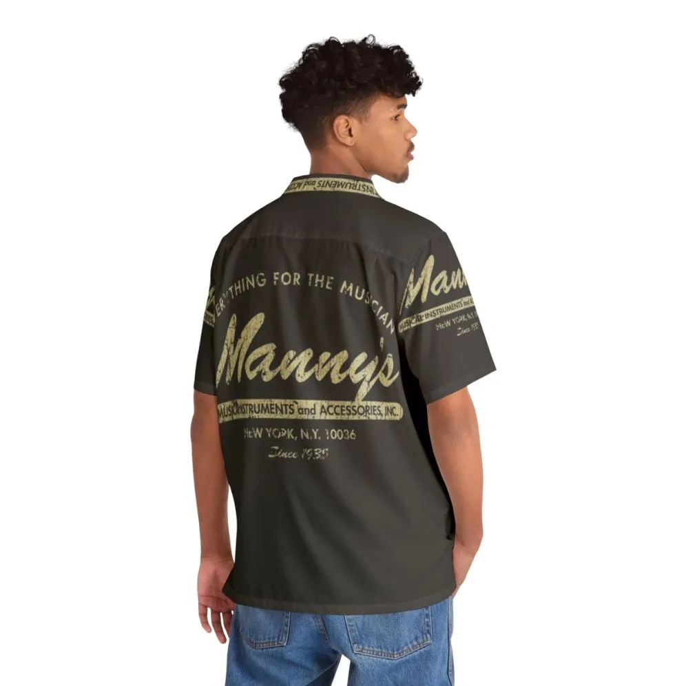 1930s Manny's Music 1935 Hawaiian Shirt