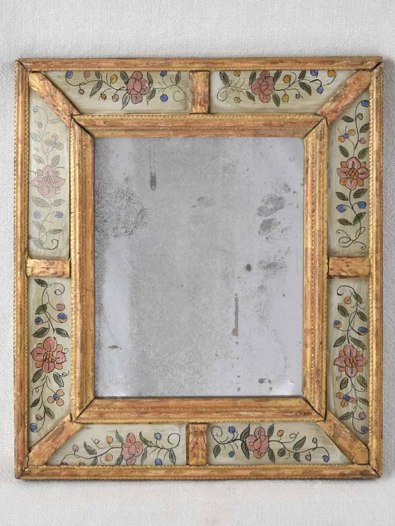 19th century Fixé Sous Verre 13½" x 15"