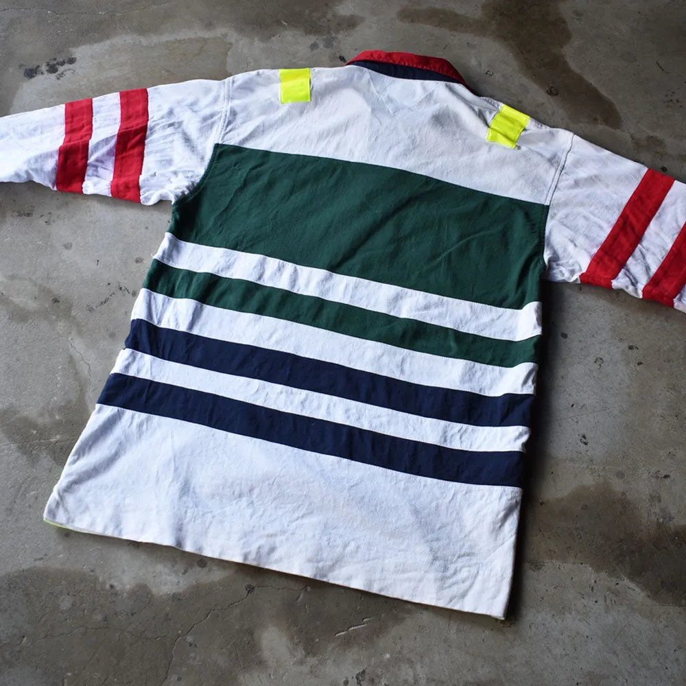 90's　TOMMY HILFIGER/トミー ヒルフィガー “SAILING GEAR” スウェット ラグビージャージ　230308