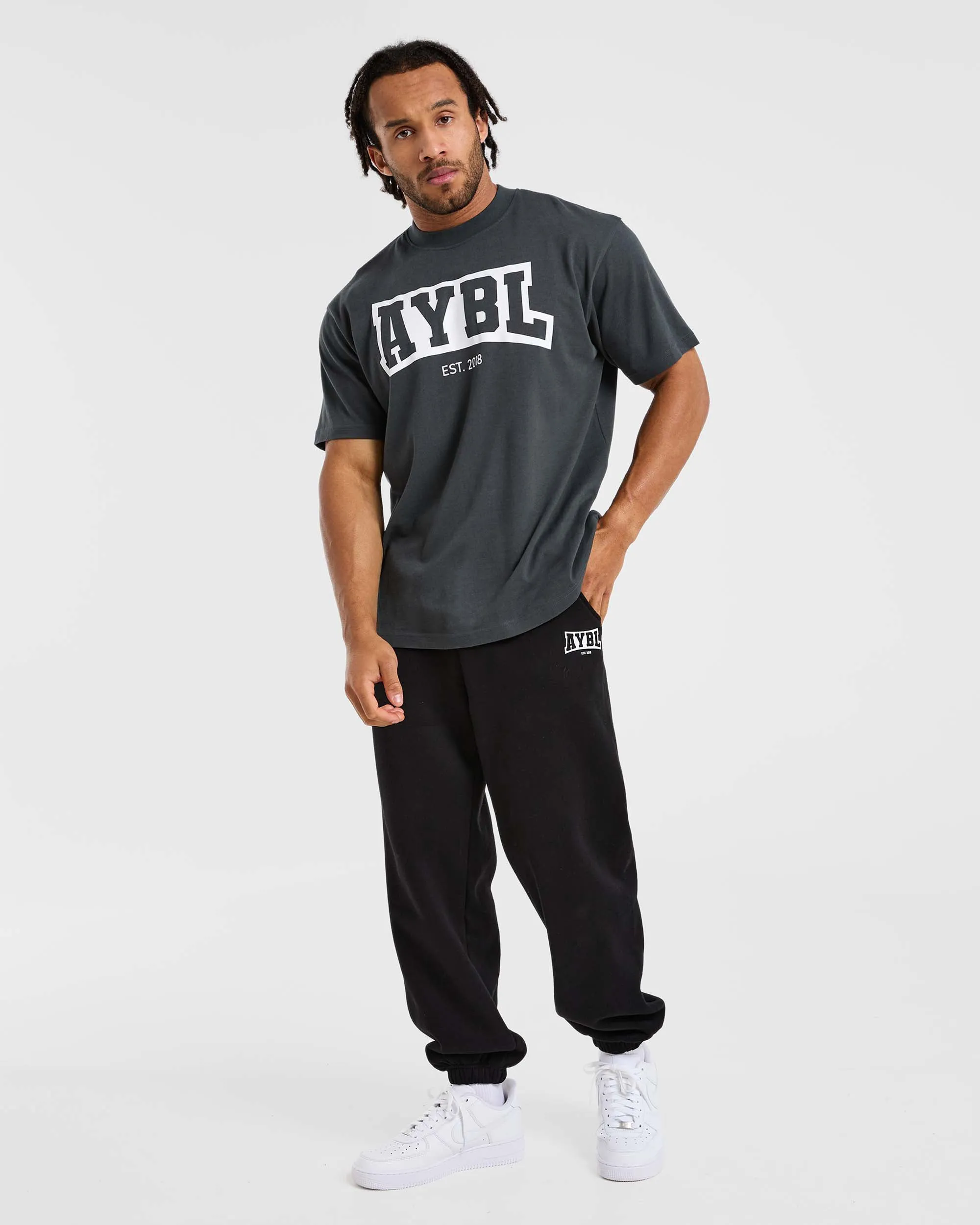 Academy Oversized Joggers - Black