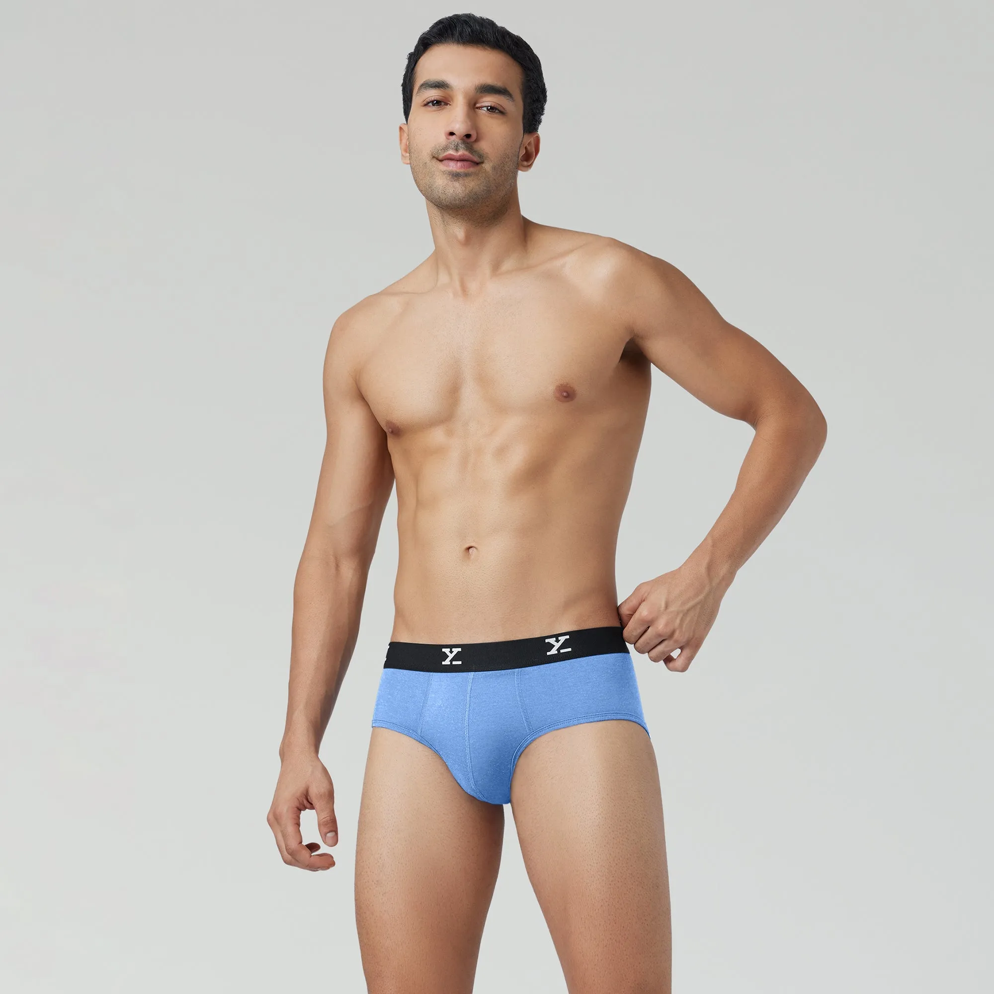 Ace Medley Modal Briefs Icy Blue