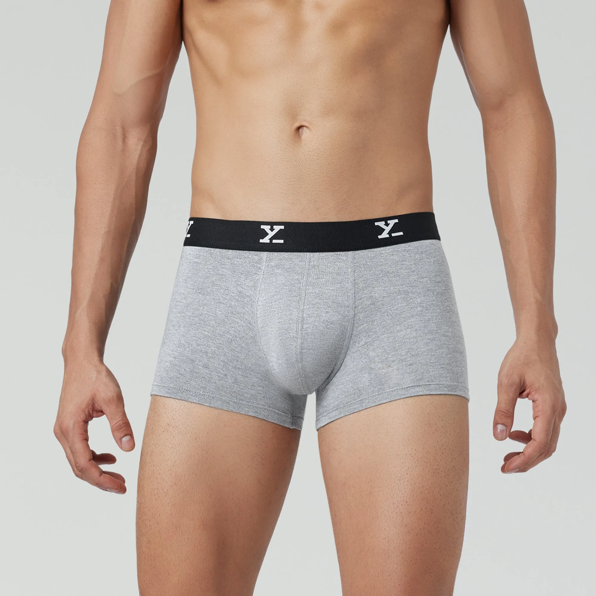 Ace Medley Modal Trunks Stone Grey