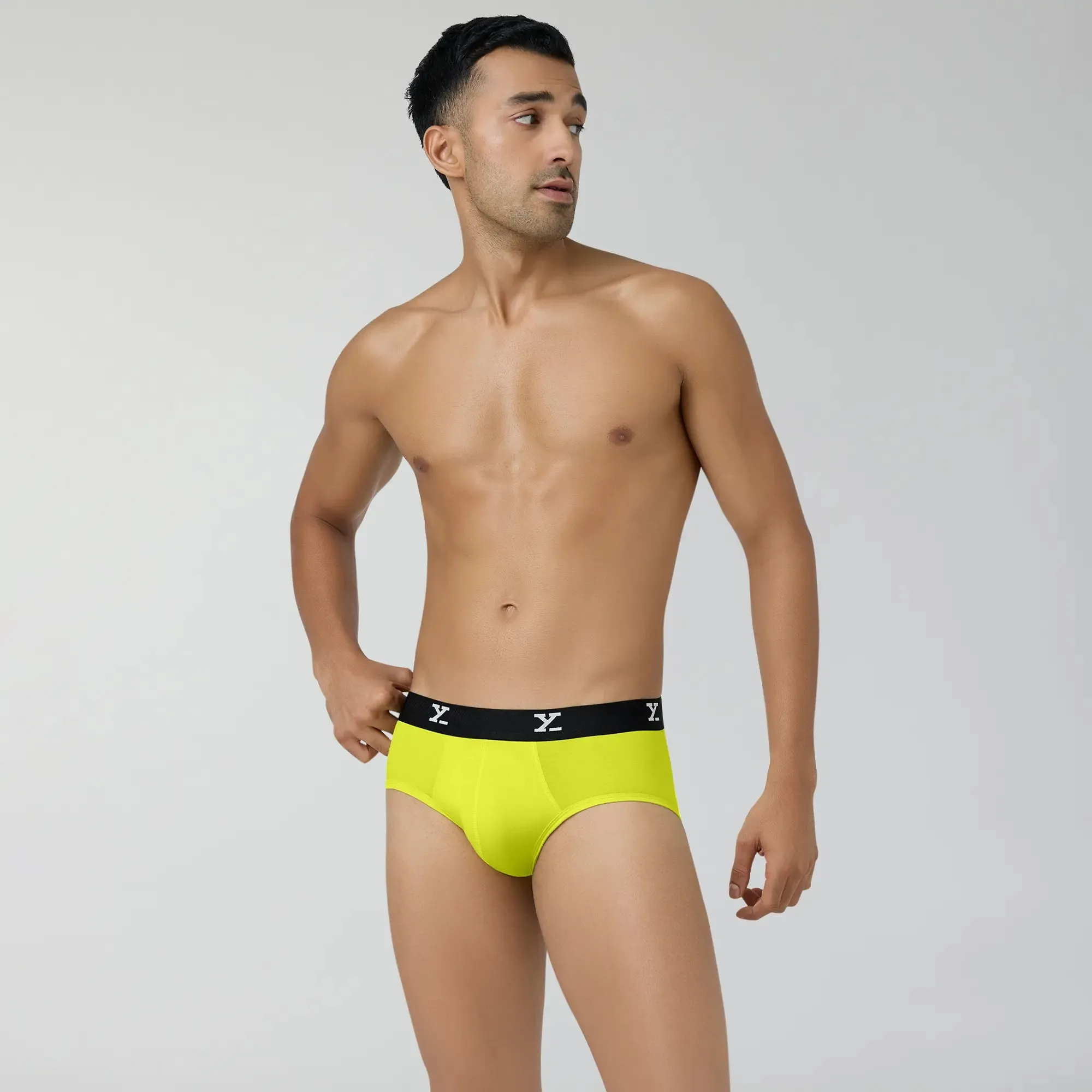 Ace Modal Briefs Lime Punch