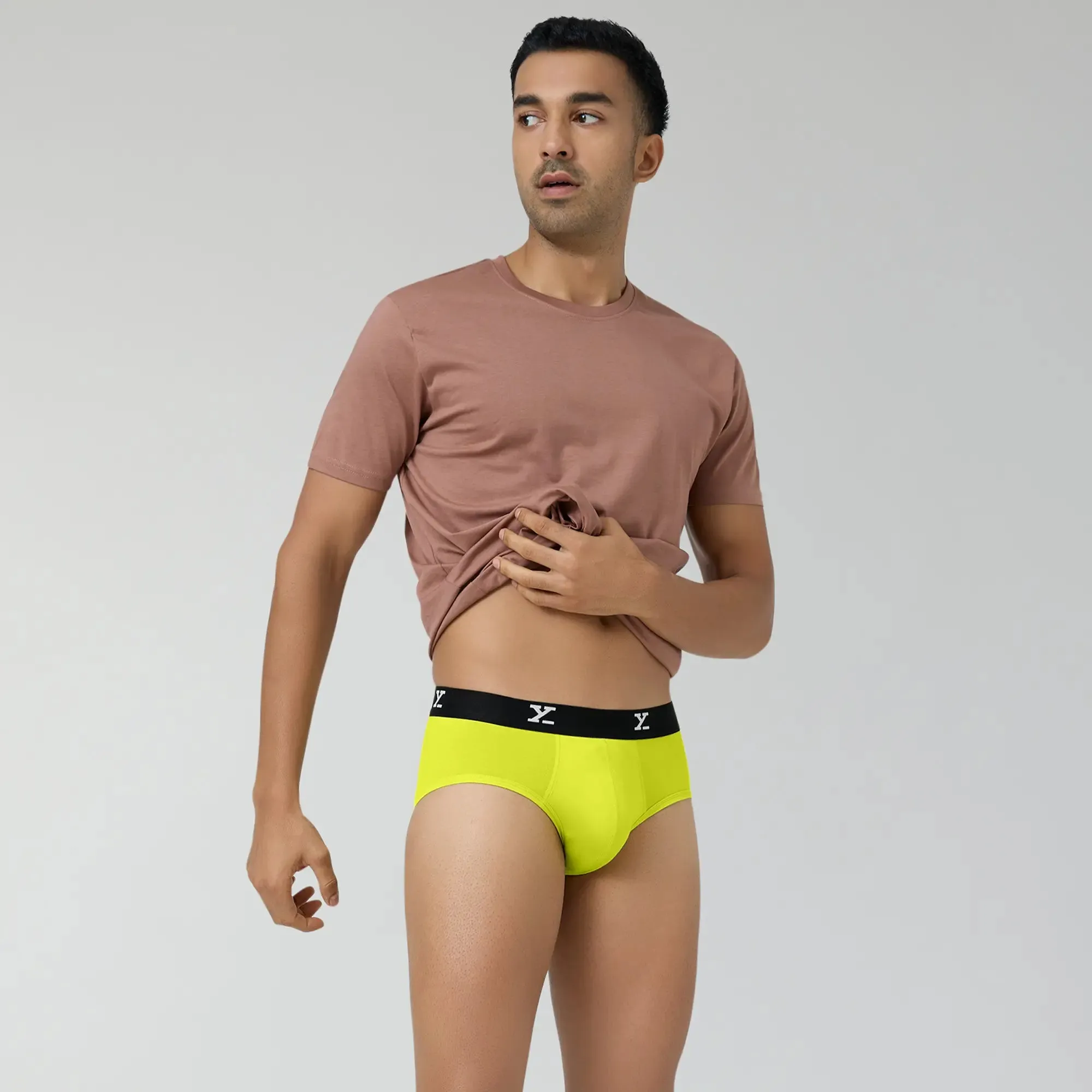 Ace Modal Briefs Lime Punch