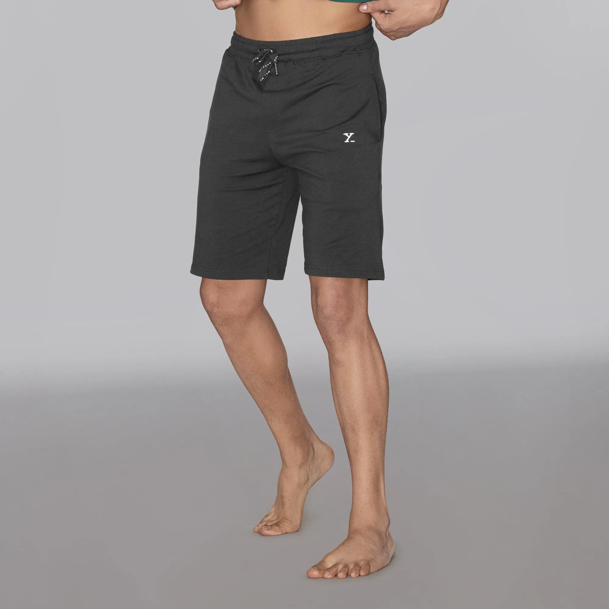 Ace Modal-Cotton Shorts Graphite Grey