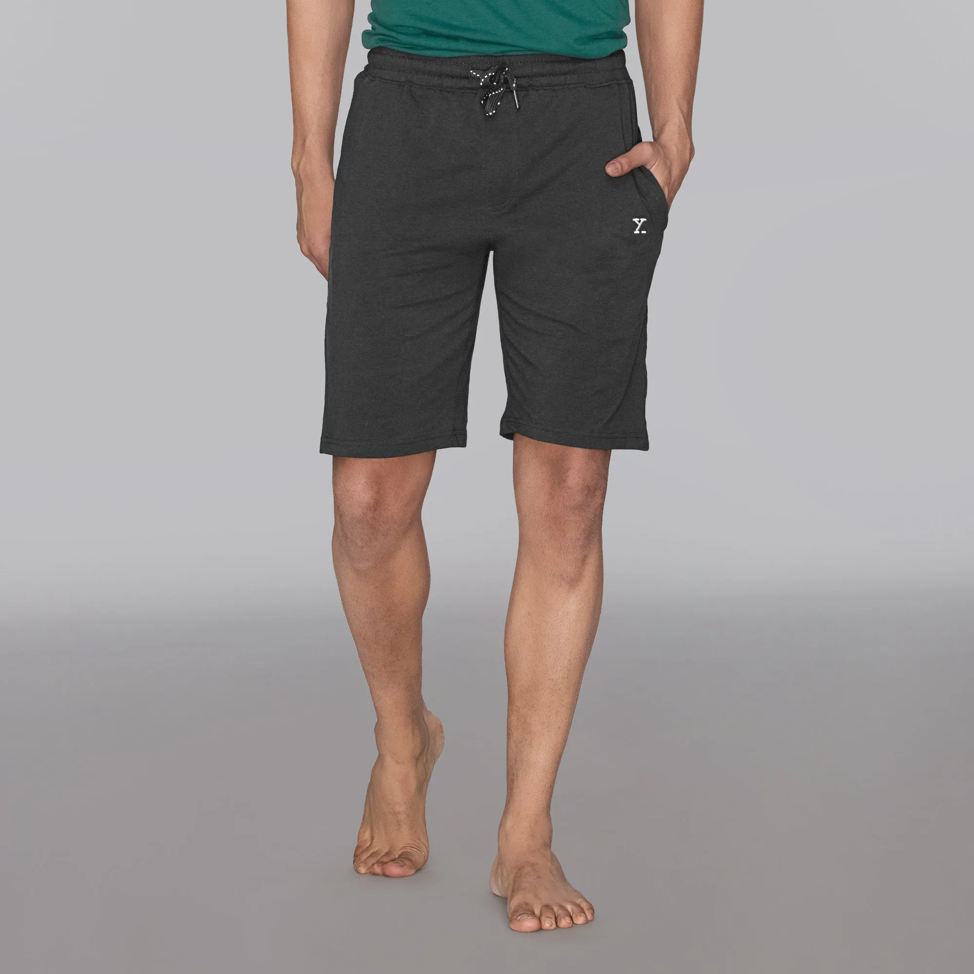 Ace Modal-Cotton Shorts Graphite Grey