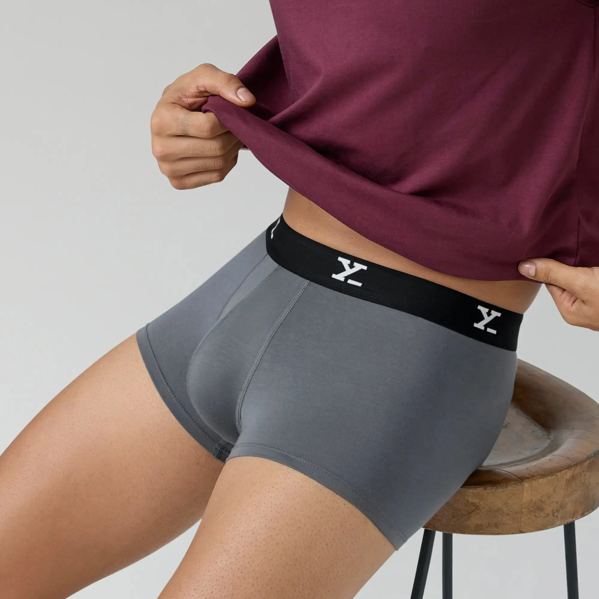 Ace Modal Trunks Charcoal Grey