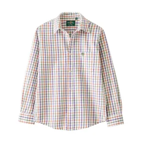 Alan Paine Purple, Green & Orange Check Shirt