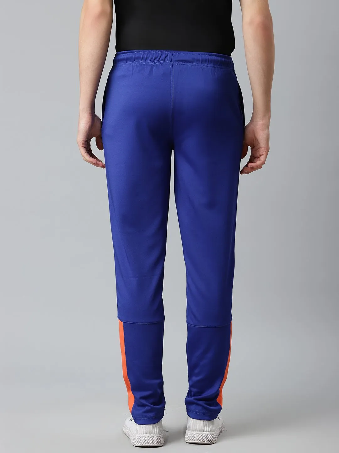 Alcis Men Blue Slim Fit Solid Track Pants