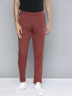 Alcis Men Red Solid Track Pant