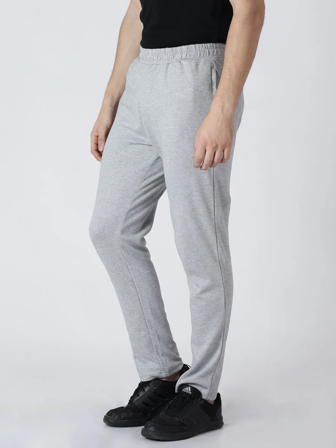 Alcis Mens Printed Grey NB Trackpant-S-Grey