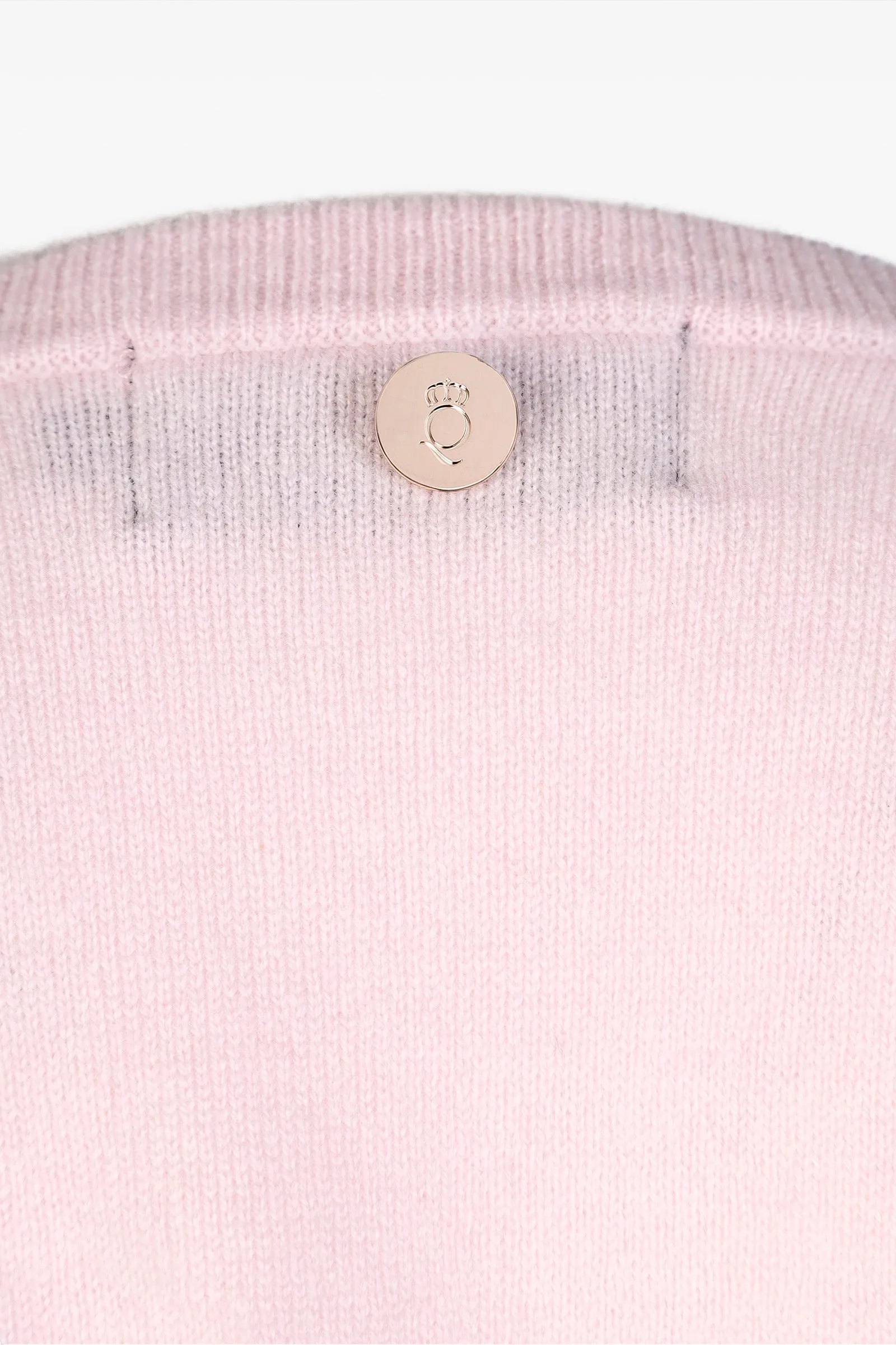 Alice Ladies Cashmere V-Neck Jumper in Nurture Pink: Sizes XS-XL