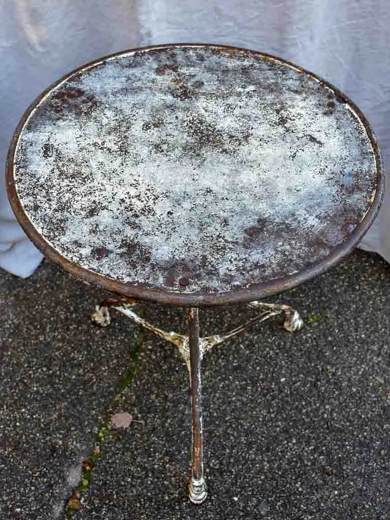 Antique French Arras garden table - round