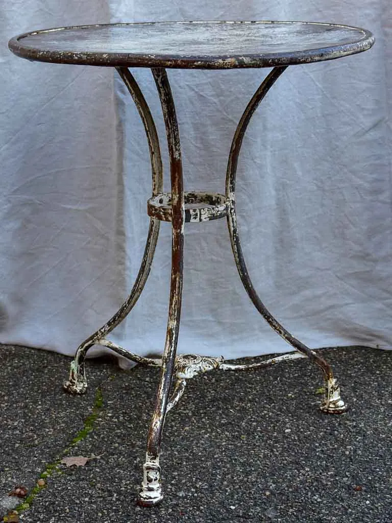 Antique French Arras garden table - round