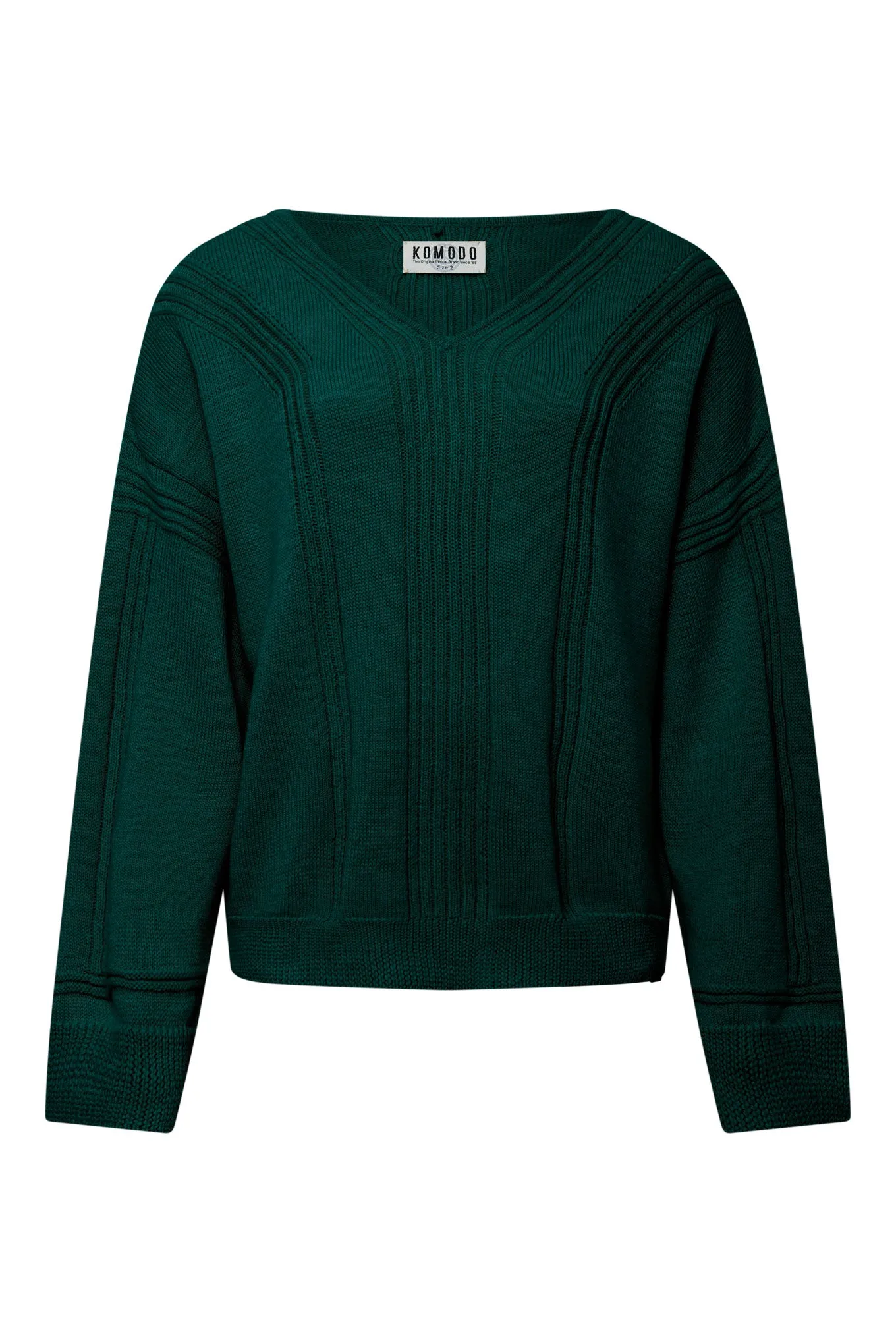 ANYA  Fine Merino Wool Jumper - Ivy