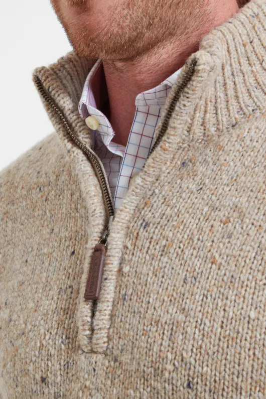 Aviemore Alpaca Mix 1/4 Zip Jumper