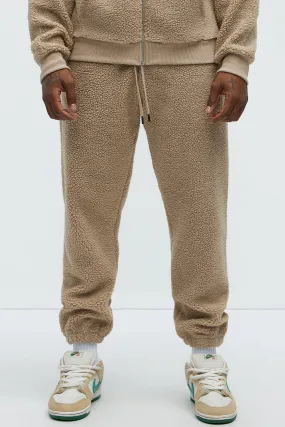 Axel Polar Fleece Jogger - Tan