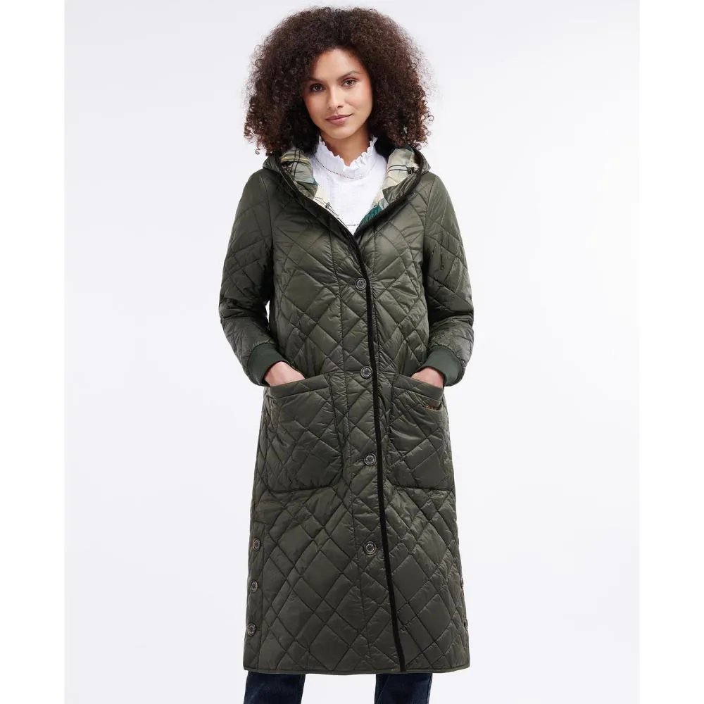 Barbour Grimsthorpe Ladies Quilted Coat - Sage/Ancient