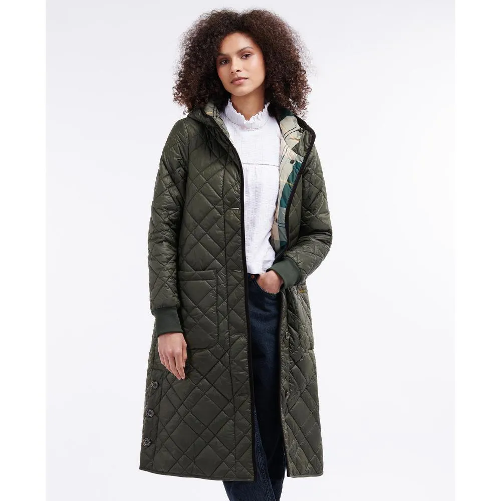 Barbour Grimsthorpe Ladies Quilted Coat - Sage/Ancient