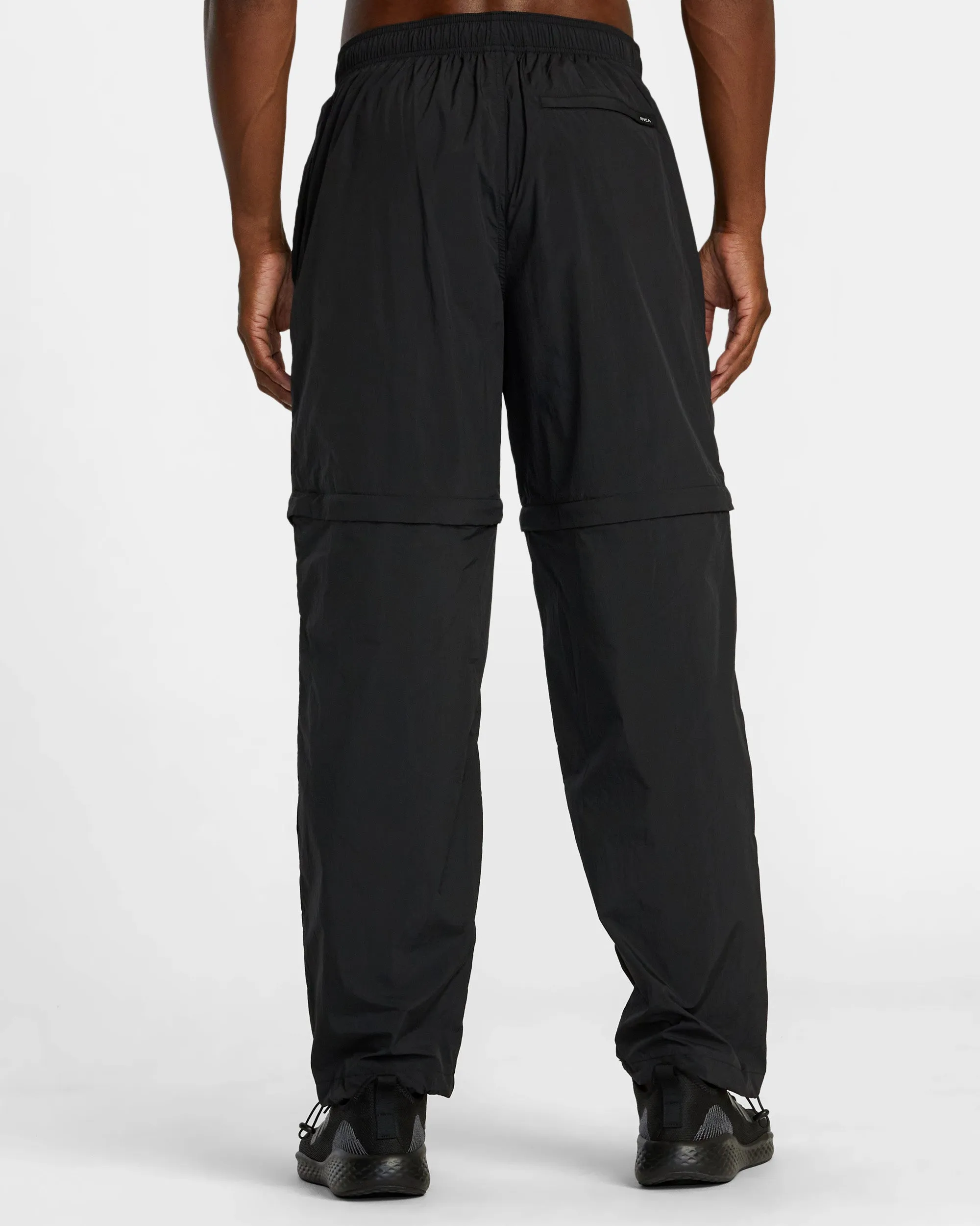 Big Lounger Zip Off Joggers - Black