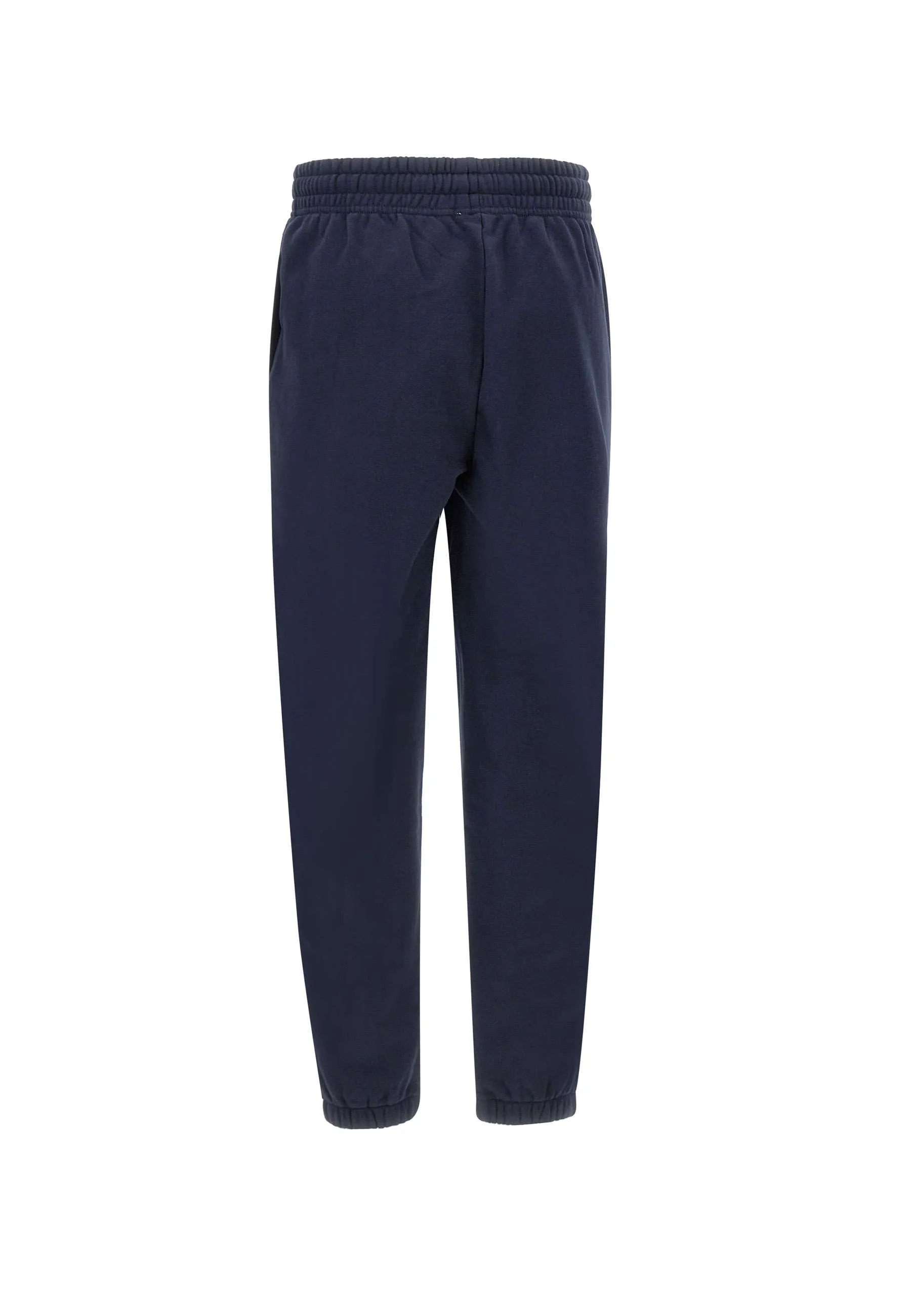 Blue Cotton Jogger Trousers for Women