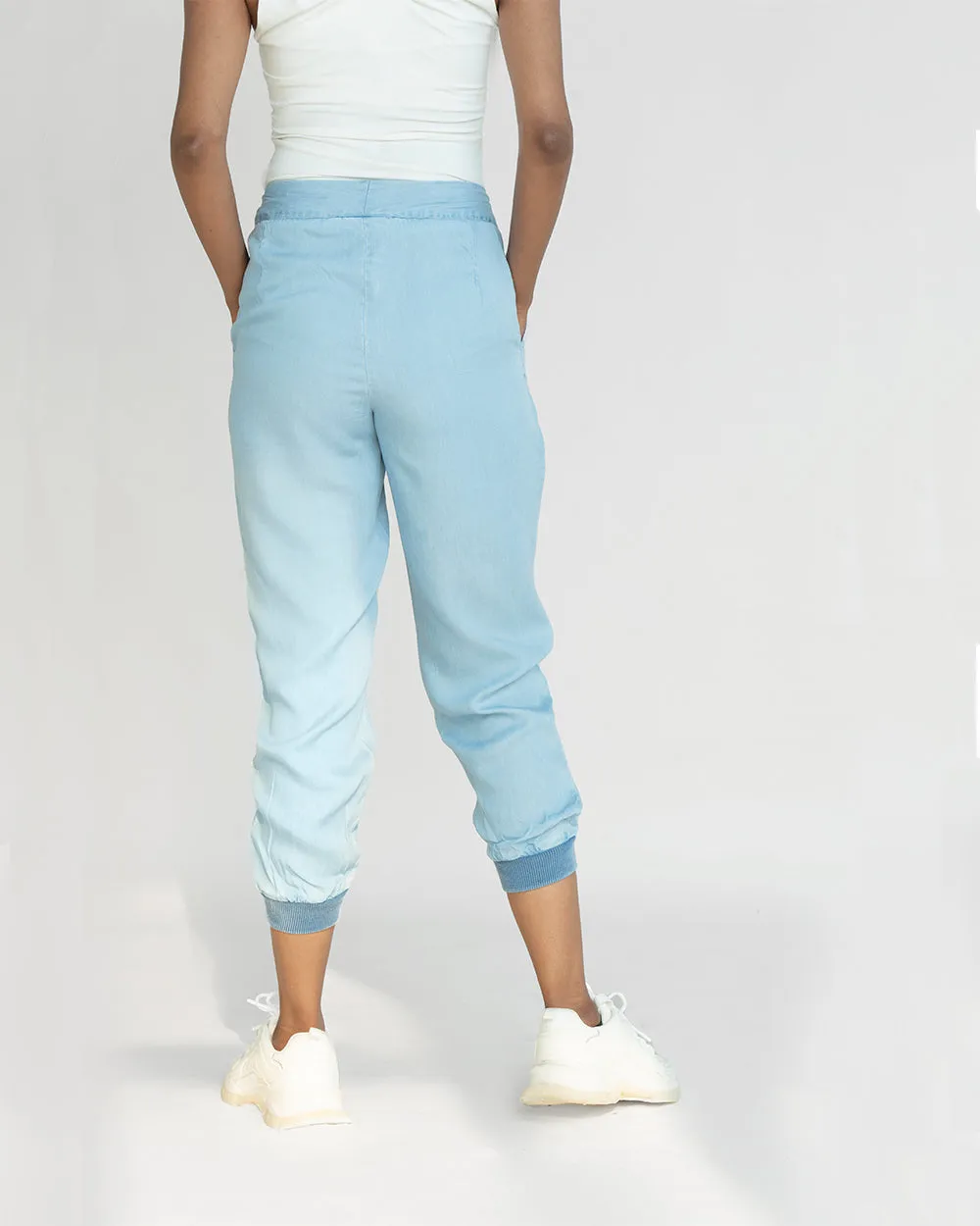 Blue Tencel Pants