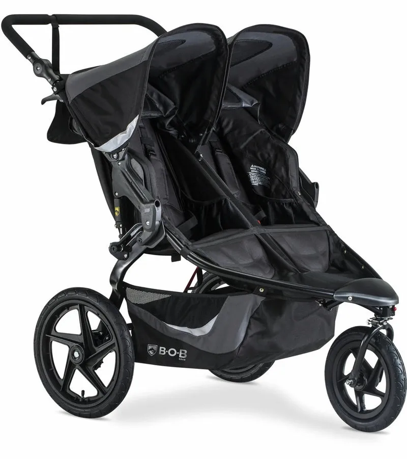 BOB Revolution Flex 3.0 Duallie Double Jogging Stroller - Graphite Black