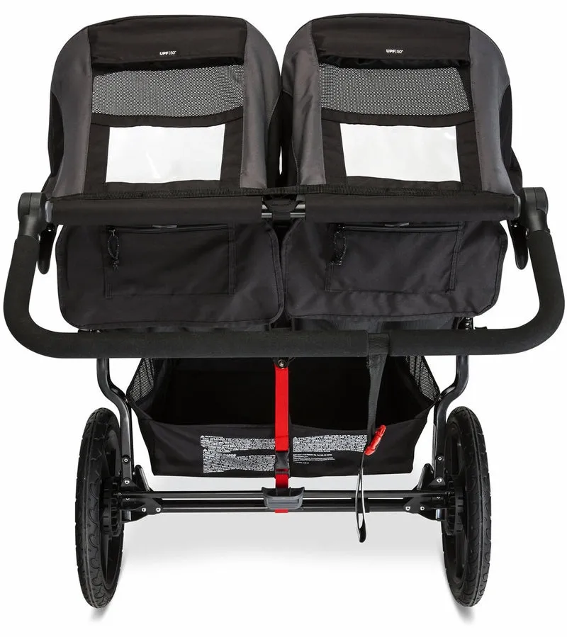 BOB Revolution Flex 3.0 Duallie Double Jogging Stroller - Graphite Black