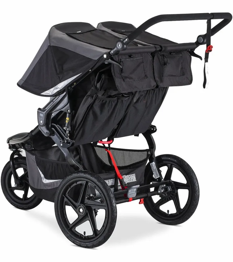 BOB Revolution Flex 3.0 Duallie Double Jogging Stroller - Graphite Black