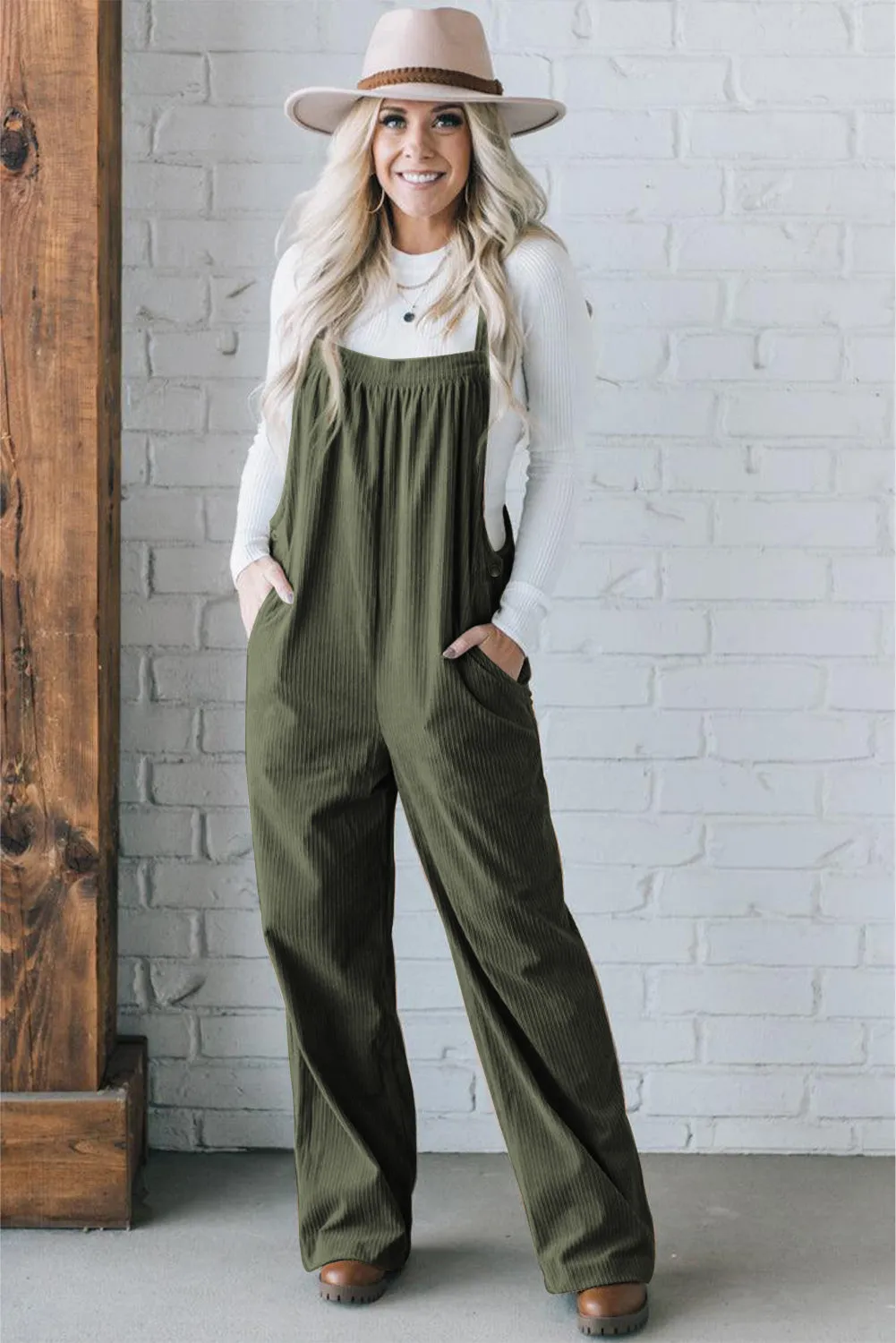 Bohemian Corduroy Overall