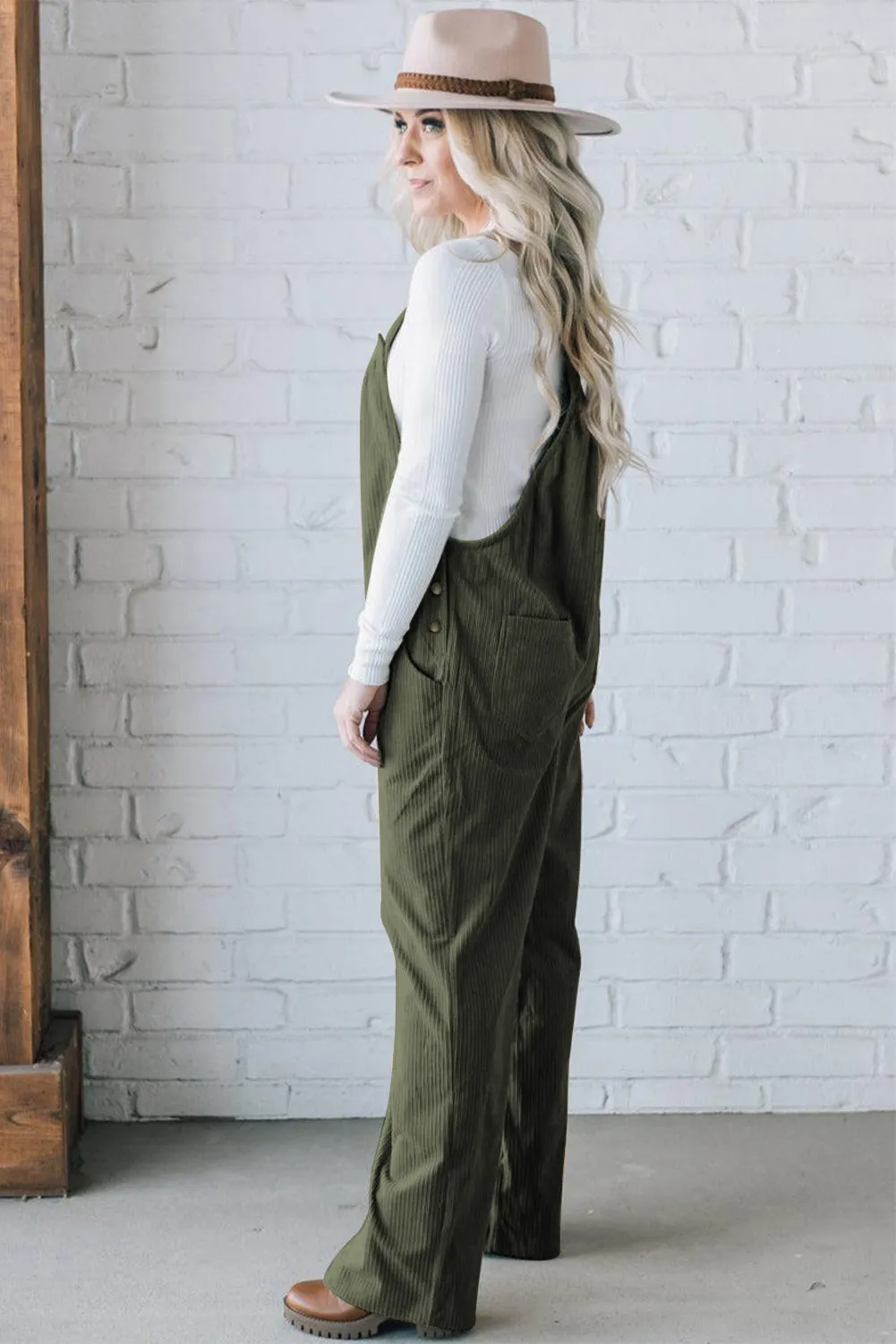 Bohemian Corduroy Overall