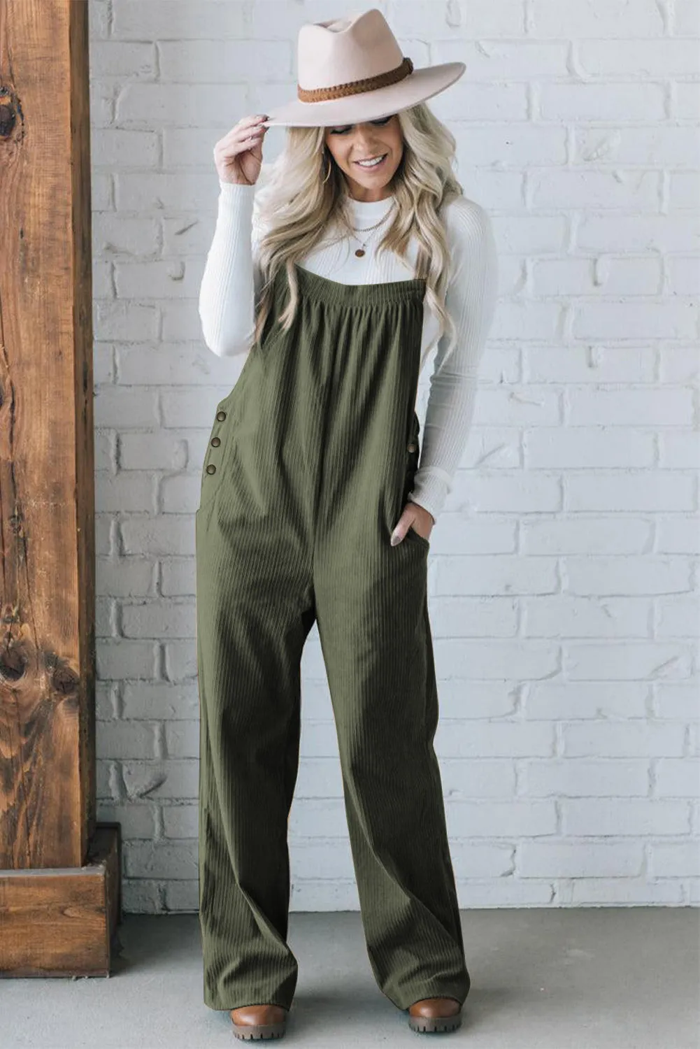 Bohemian Corduroy Overall