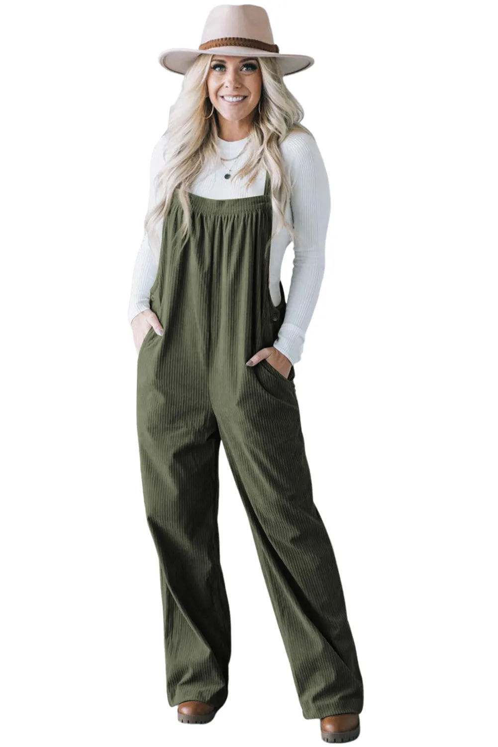 Bohemian Corduroy Overall