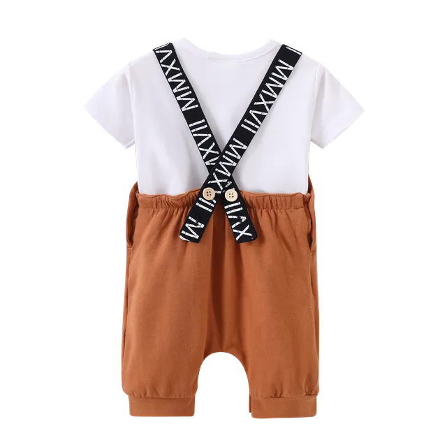 Brock 2pce Overall Set - Cinnamon