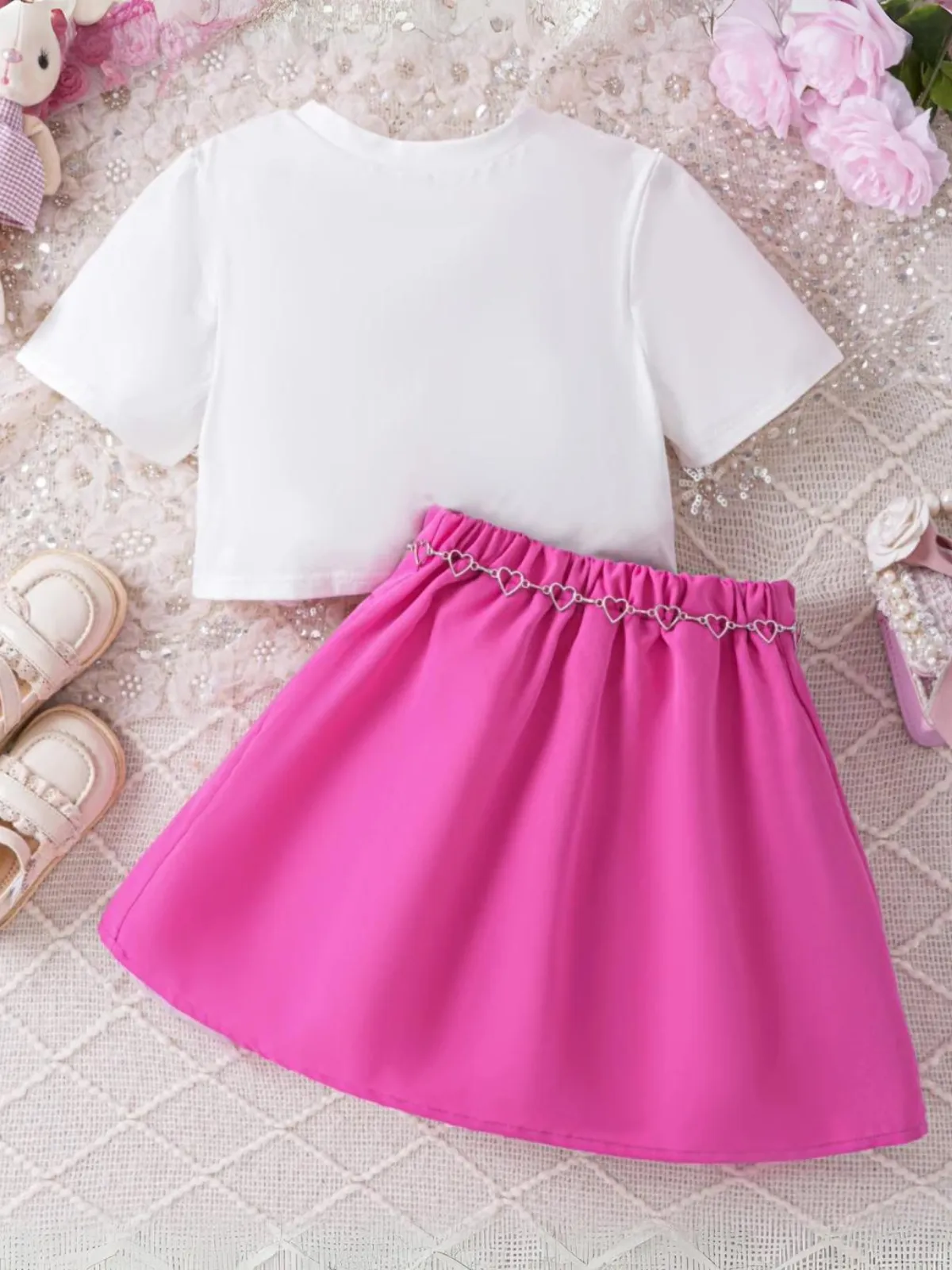 Brooklyn Graphic Top and Matching Skirt Set