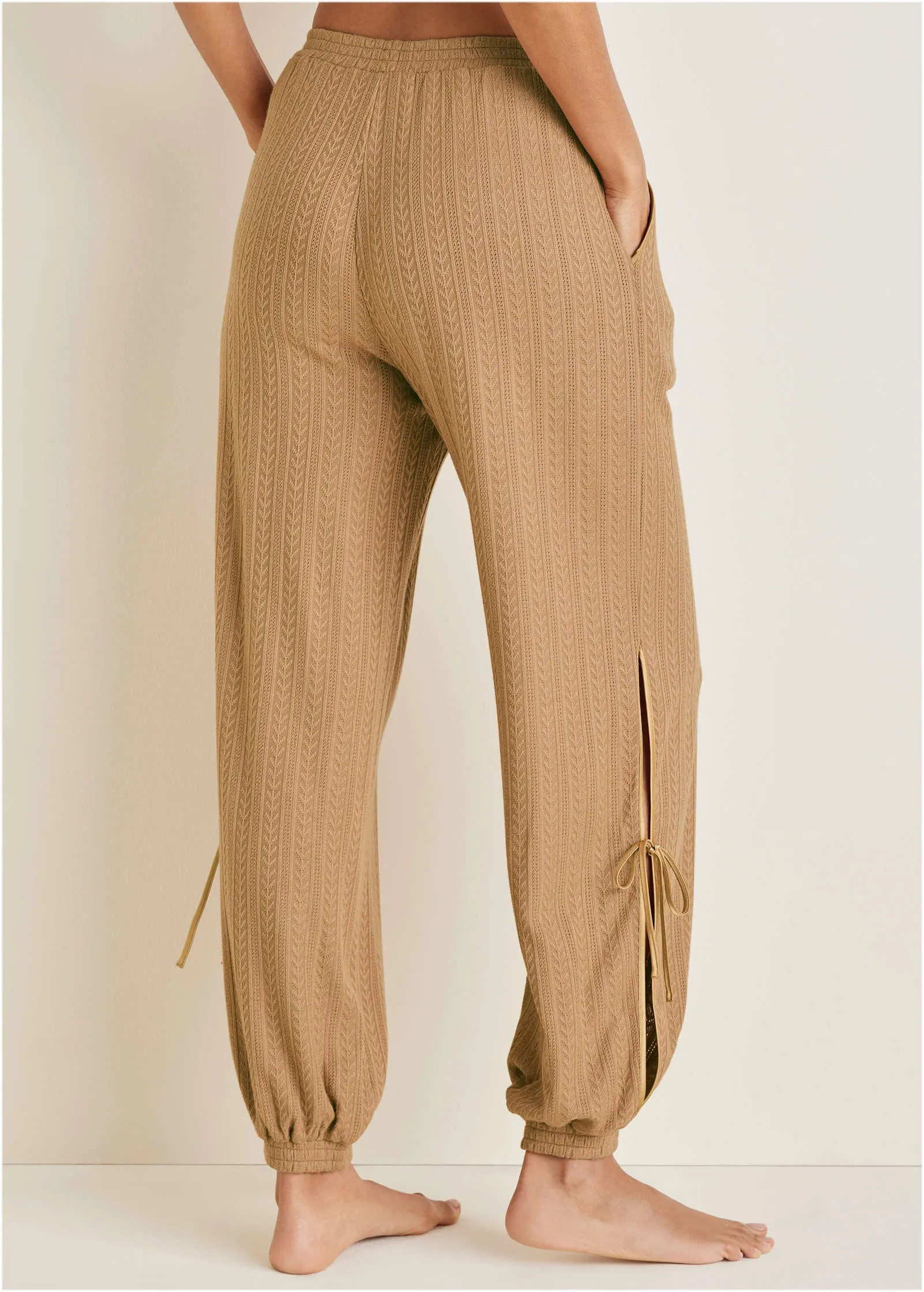 Brunch Knit Joggers - Camel