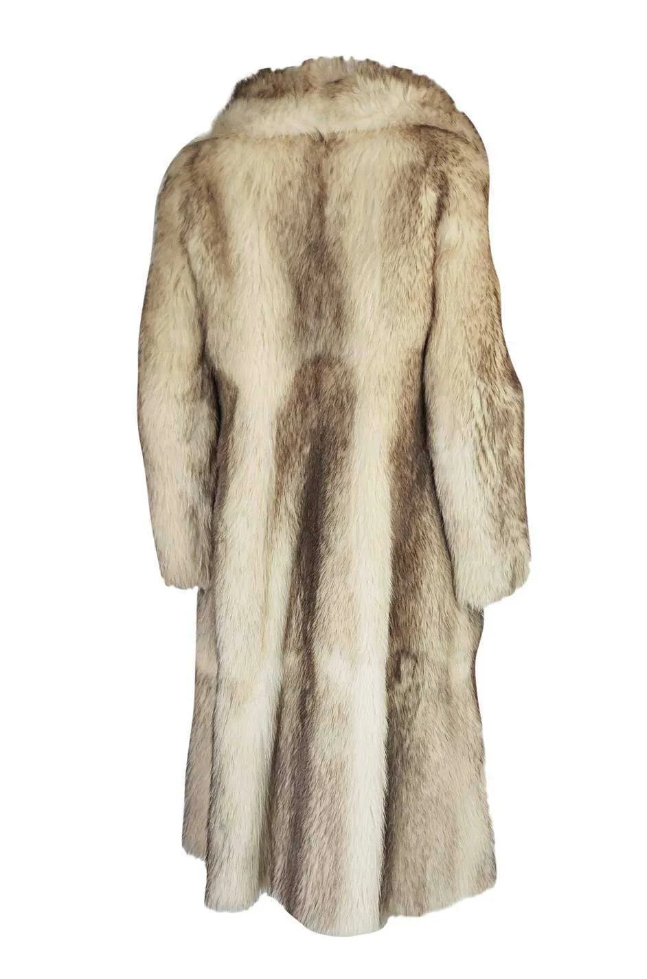 c1971-73 Donald Brooks Convertible Length Coyote Fur Coat