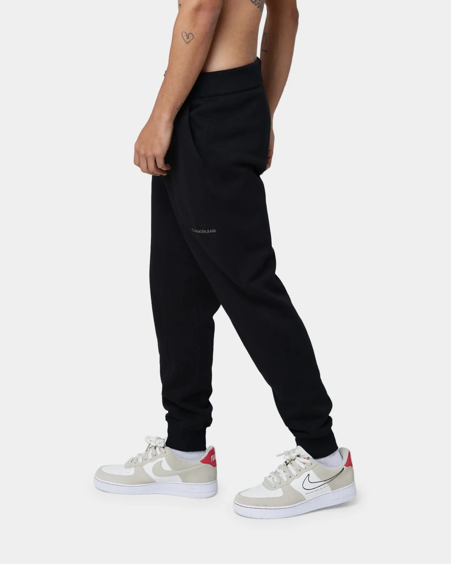 Calvin Klein Off Placed Iconic Joggers Black