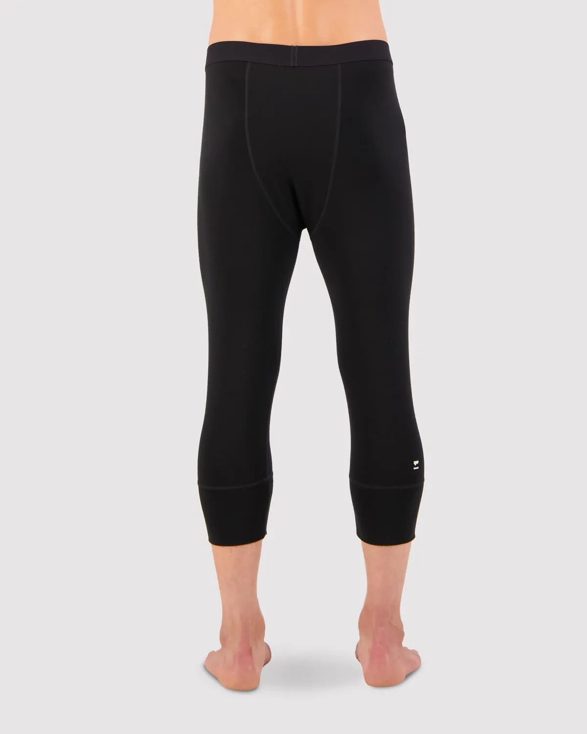 Cascade Merino Base Layer 3/4 Legging - Black