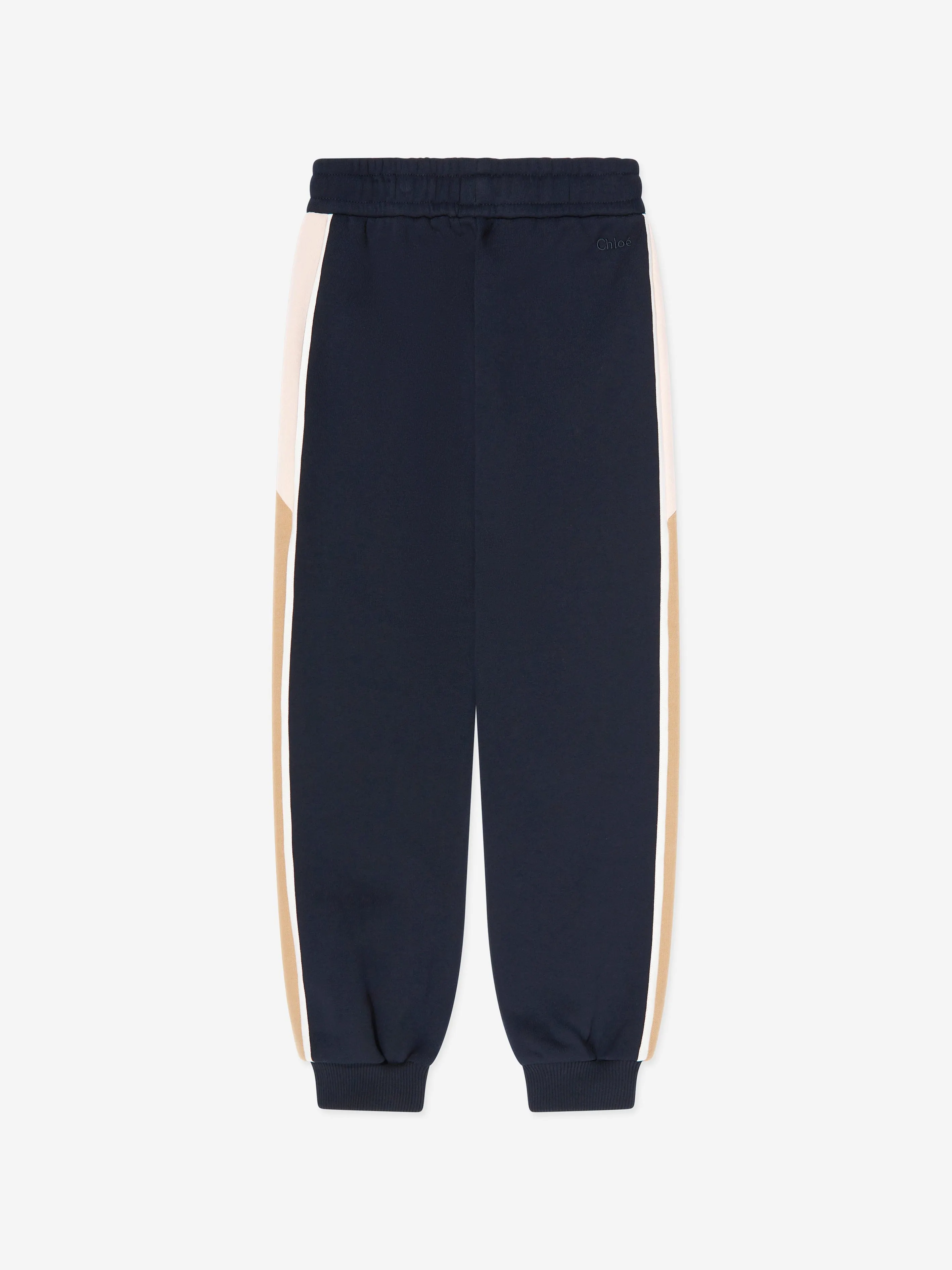 Chloé Girls Contrast Joggers in Navy