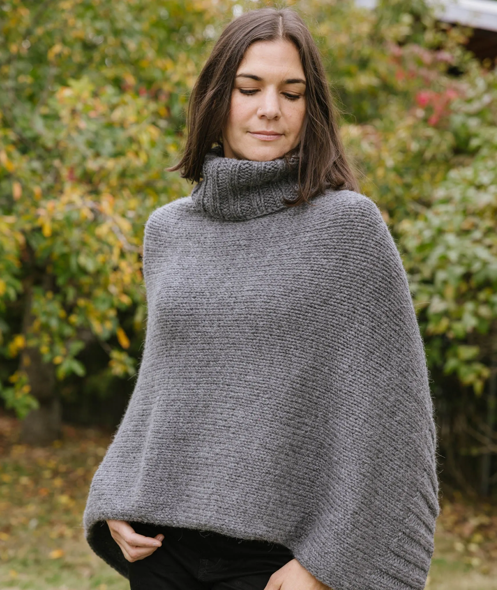 Chunky Seamless Poncho Pattern