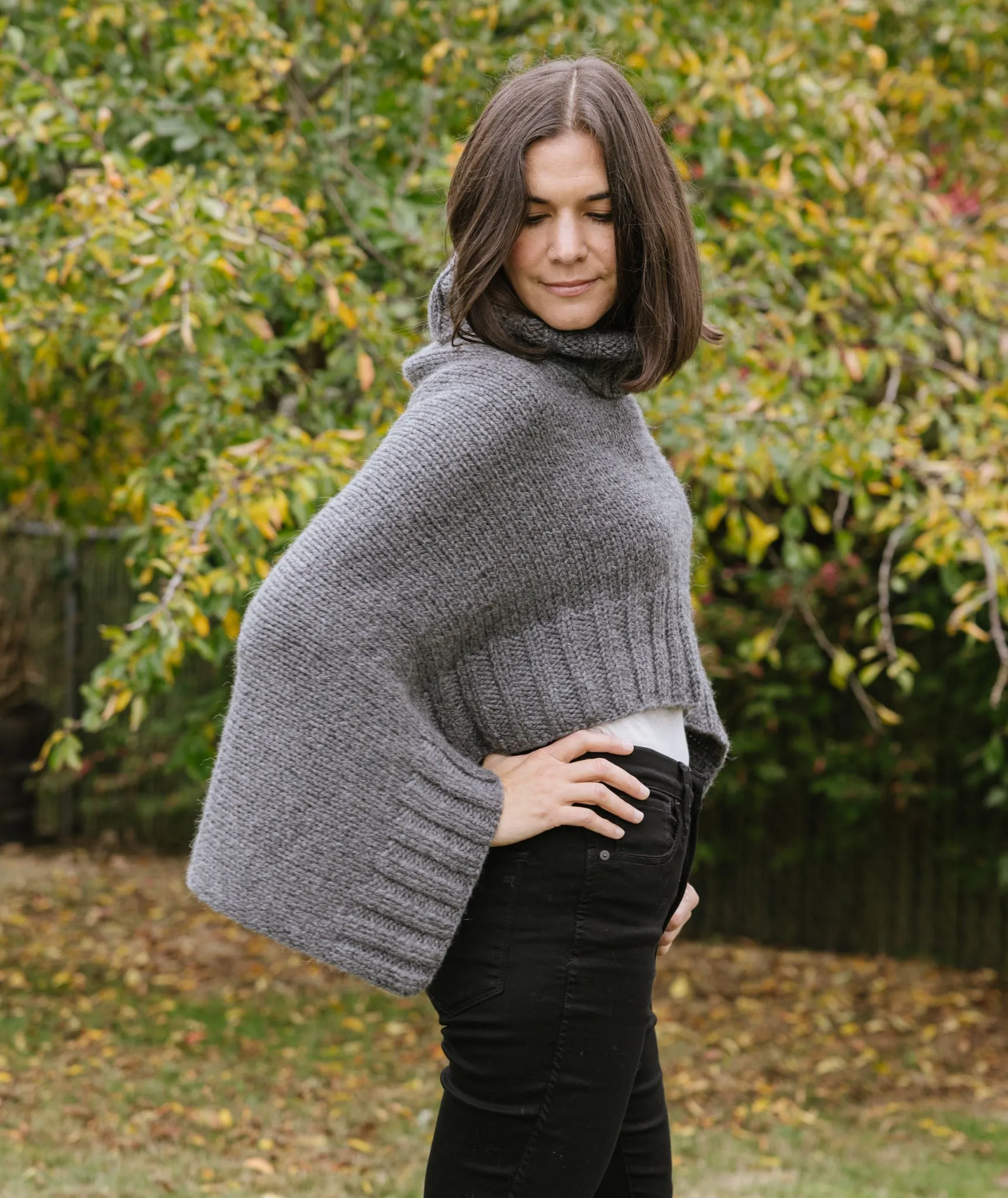 Chunky Seamless Poncho Pattern