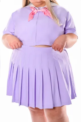 Claire Pleated Skirt - Lavender