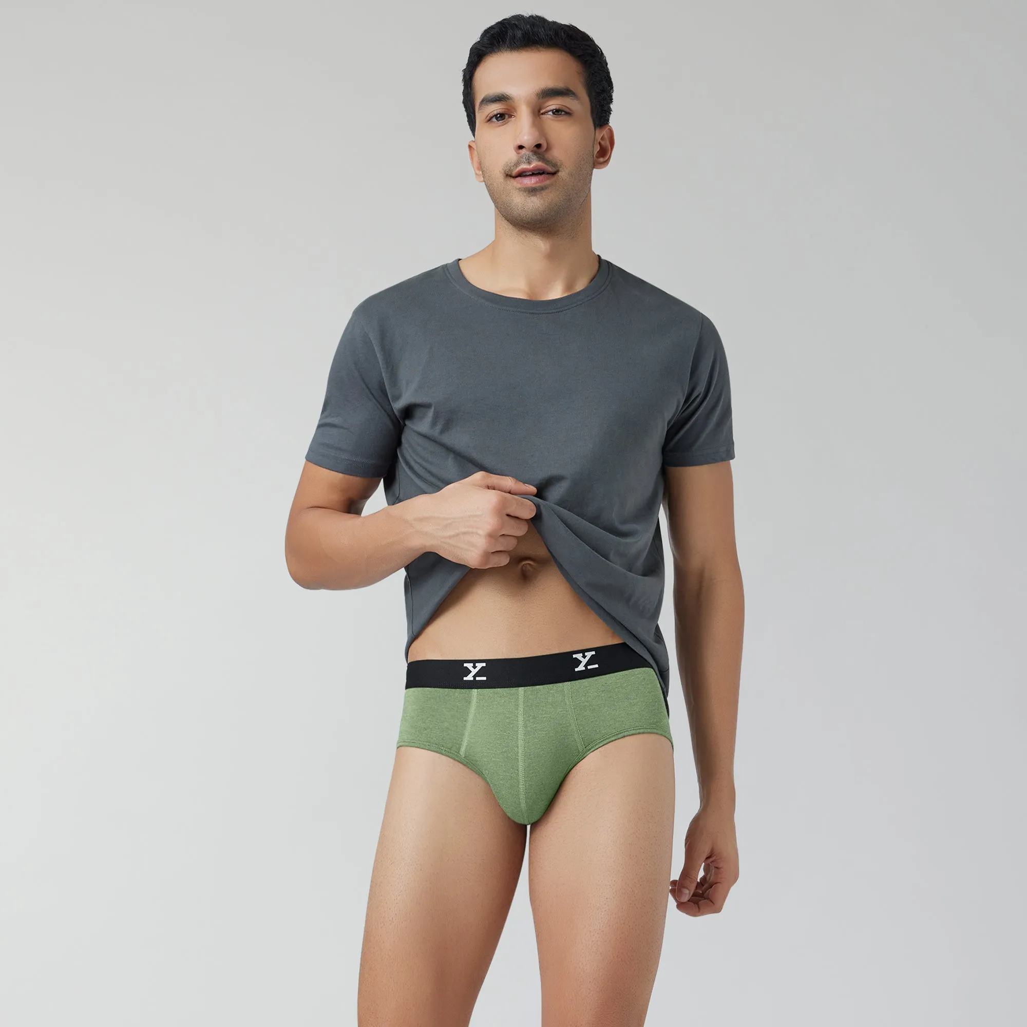 Classic Medley Briefs Olive Green