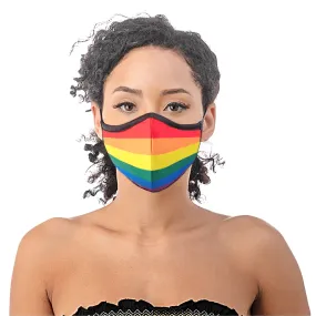 COLOR RAINBOW SILVER-ION REUSABLE FACE MASK