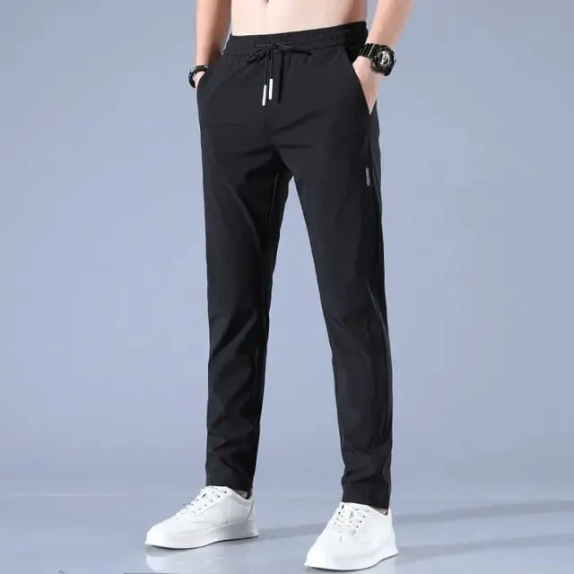 Comfortable Men's joggers, Fast Dry Stretch Pants with 3D Tailoring - Slimming & Stylish