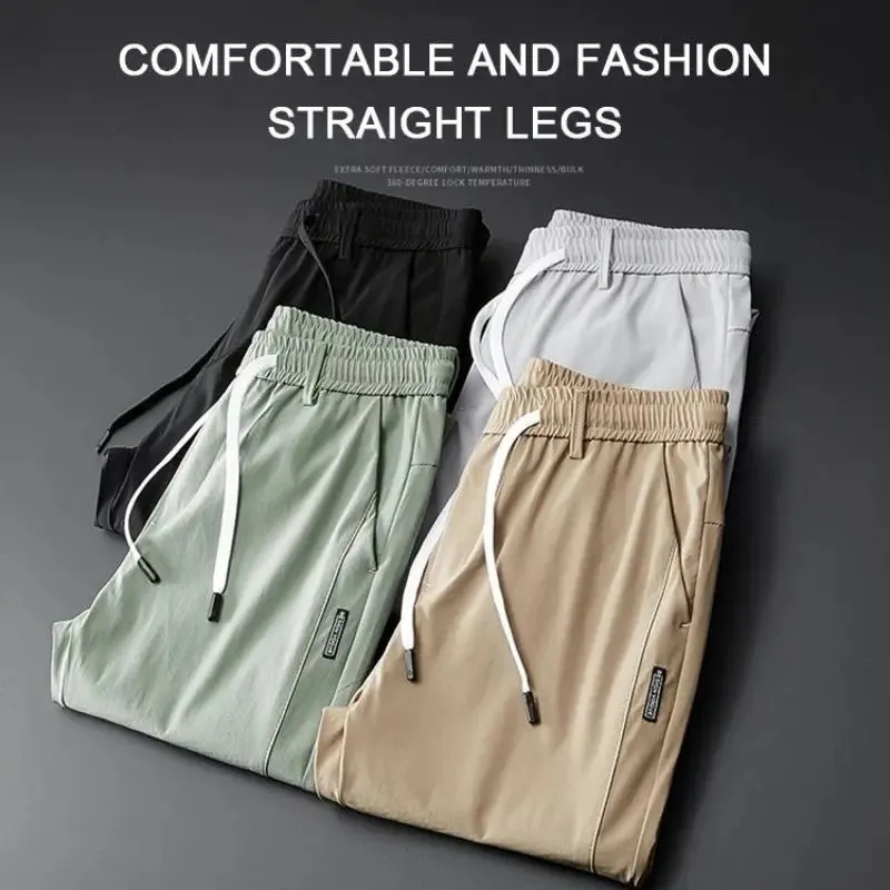 Comfortable Men's joggers, Fast Dry Stretch Pants with 3D Tailoring - Slimming & Stylish