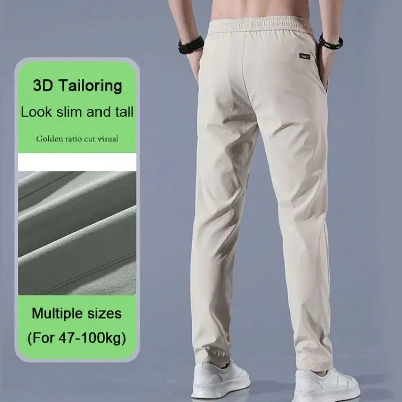 Comfortable Men's joggers, Fast Dry Stretch Pants with 3D Tailoring - Slimming & Stylish