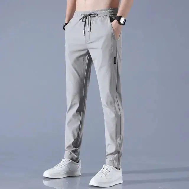 Comfortable Men's joggers, Fast Dry Stretch Pants with 3D Tailoring - Slimming & Stylish